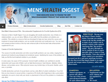 Tablet Screenshot of menshealthdigest.org